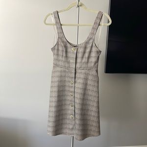Zara plaid dress